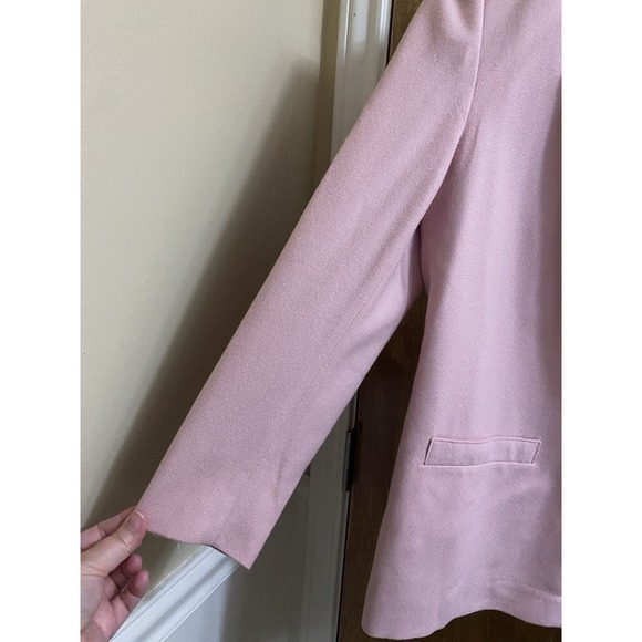 Vintage Pendleton Wool Light Pink Collared Blazer Jacket Women's Size 8 80s 90s - Picture 4 of 16